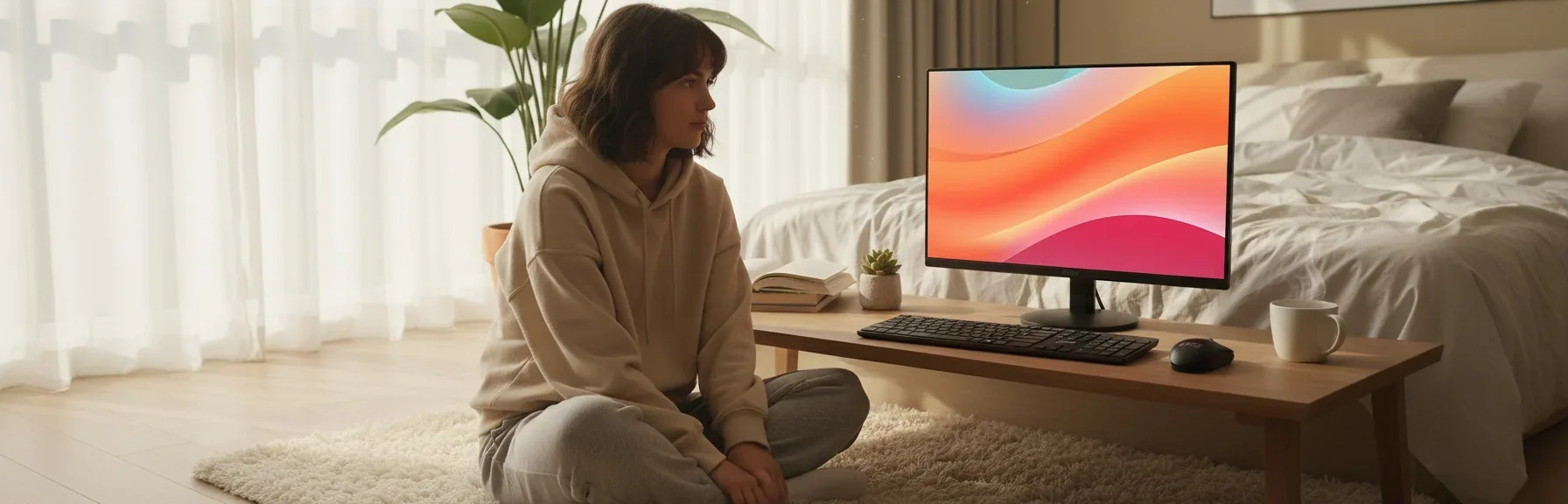 Customer photo of MSIPRO in a home office bedroom