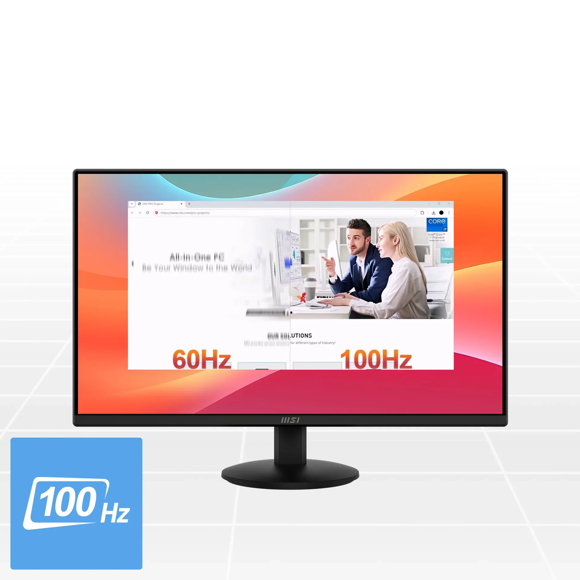 MSIPRO close-up studio photograph highlighting build quality